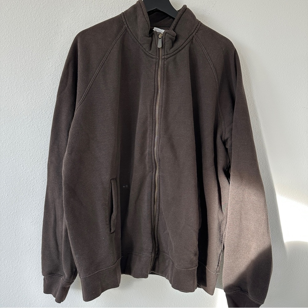 Carhartt Y2K Men’s Full Zip Fleece Jacket XXL Brown